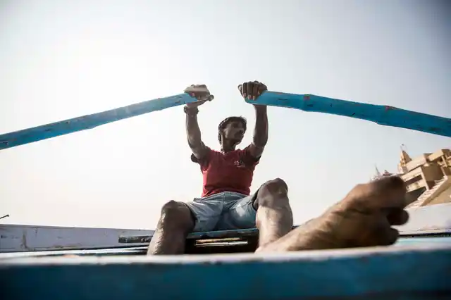 A boatman in Varanasi.