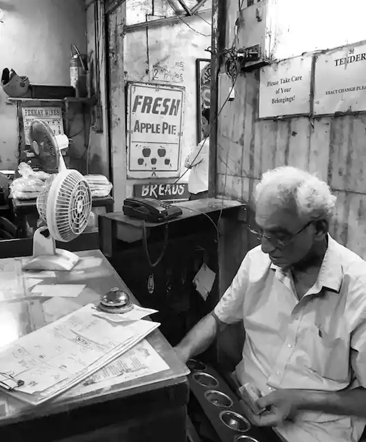 Parvez Zend, one of the three brothers running the Yazdani Bakery.