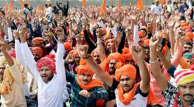 Karni Sena holds protests against Padmavat. 