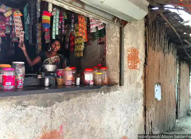 Farmer and kirana-owner Megha Patil mortgages her gold every year to meet farm expenses. With heavy rains ruining the crop, and the shop in losses from demonetisation and GST, she says it is now difficult to pay the interest.
