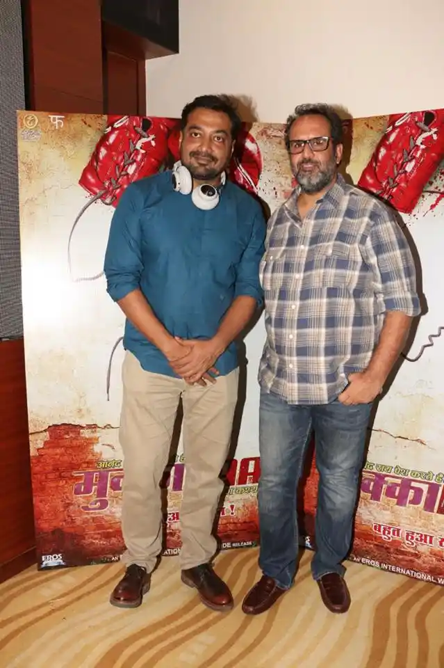 Anurag Kashyap with Aanand L Rai.