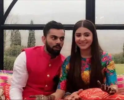 Mumbai: Indian cricket captain Virat Kohli gets married to actress Anushka Sharma in Florence, Italy on Dec 11, 2017. Virat and Anushka, who have been together for four years, chose the luxury heritage resort Borgo Finocchieto, a little over 100 km away from Florence, for their wedding. (Photo: IANS)