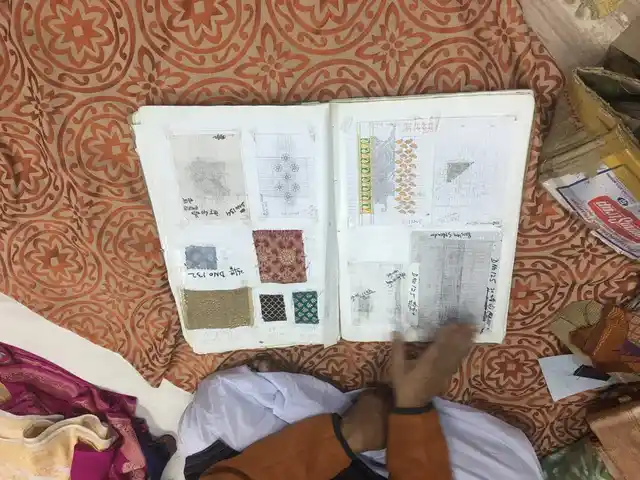 From planning to making the saree it took almost six months. 