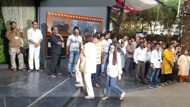 Karisma Kapoor arrives with her mother Babita.