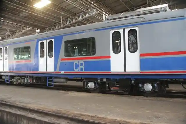 Mumbai’s first AC local. 