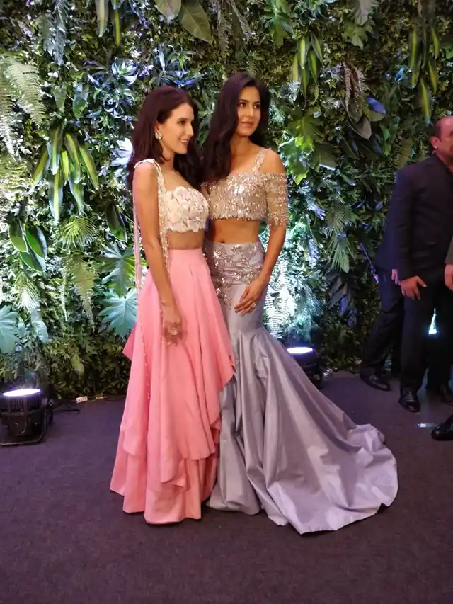 Katrina with sister.