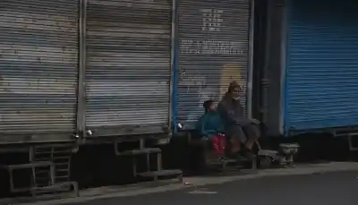 Srinagar: A view of closed shops after authorities imposed restrictions in parts of Srinagar to prevent protests during a separatist called shutdown in the Kashmir Valley, on Dec 20, 2017. (Photo: IANS)