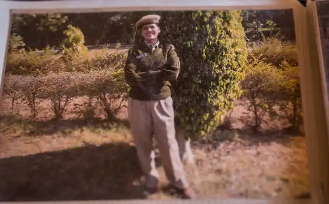 An album photo of Sukhpali during her early training days.