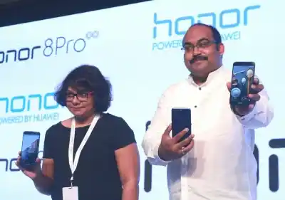 New Delhi: Huawei India-Consumer Business Group Vice-President Sales P Sanjeev at the launch of