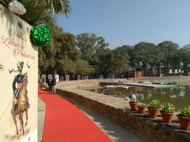 View at the Military Literature Festival in Chandigarh.