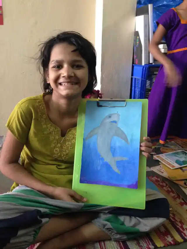 Aqui Thami has been working on building her own idea of a safe space for herself and the women and young girls she works with in Dharavi, called The Dharavi Art Room.