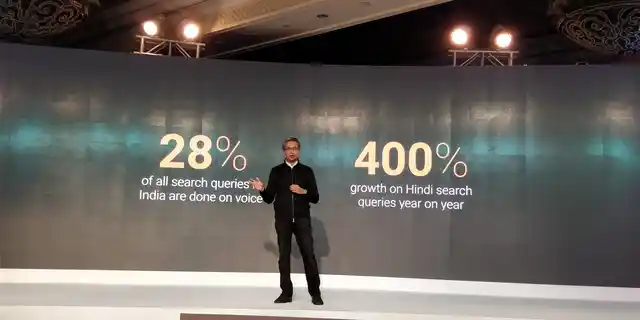 Rajan and Co are excited about the voice search potential in India. 