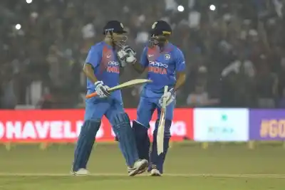 Cuttack: MS Dhoni during the first T20 match between India and Sri Lanka at Barabati Stadium in Cuttack on Dec 20, 2017. (Photo: Surjeet Yadav/IANS)