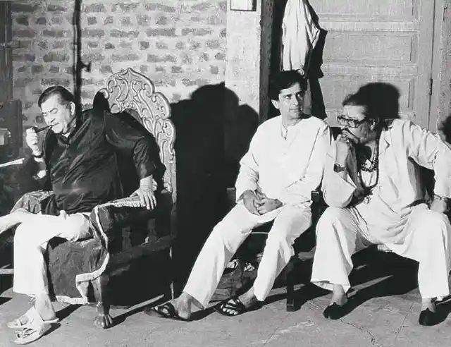 Raj Kapoor, Shashi Kapoor and Shammi Kapoor in one frame.
