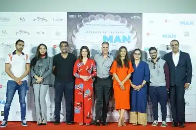 Mumbai: Actors Akshay Kumar, Twinkle Khanna, Radhika Apte and director R. Balki at the song launch of their upcoming film "Padman" in Mumbai on Dec 20, 2017. (Photo: IANS)