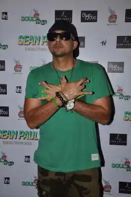 Sean Paul concert and press meet at Andheri Sports complex in Mumbai. (Photo : IANS)