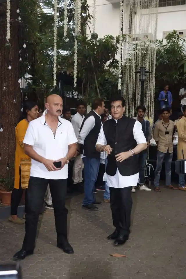 Rakesh Roshan and Jeetendra at Prithvi.