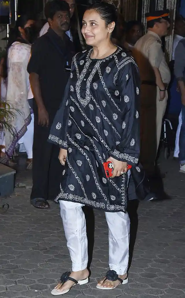Rani Mukerji at the venue. 