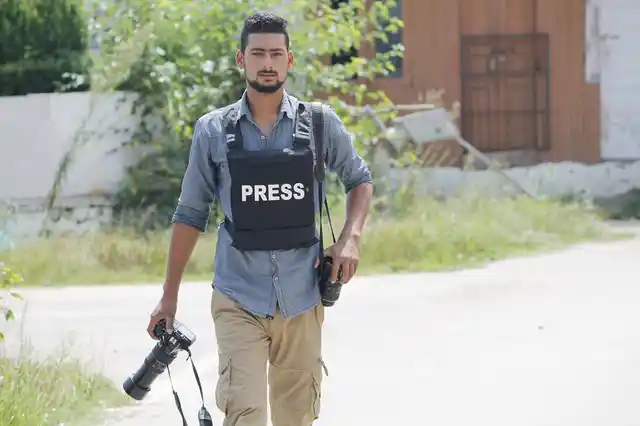 <p>21-year-old photojournalist Kamran Yousuf </p>