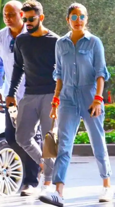 The couple lands for their Mumbai reception. Yes, unlike you and me, they had two in two different cities. 
