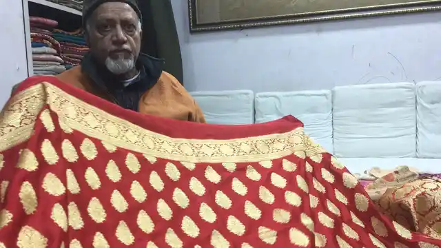 Craftsman of Anushka’s Banarasi saree, Maqbool Hassan.