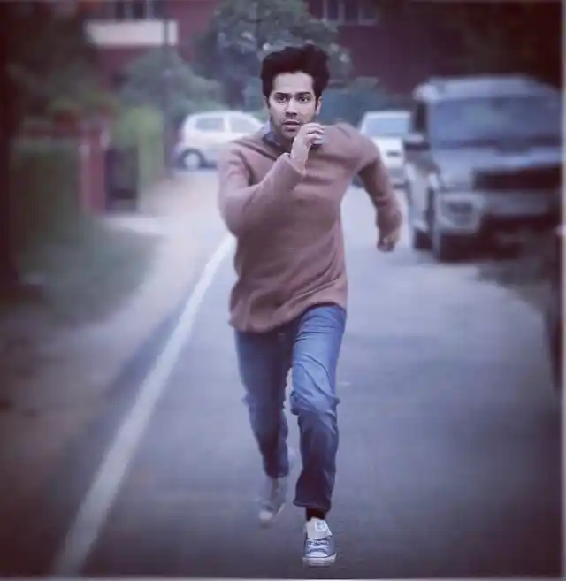 Varun Dhawan in a still from <i>October</i>. 