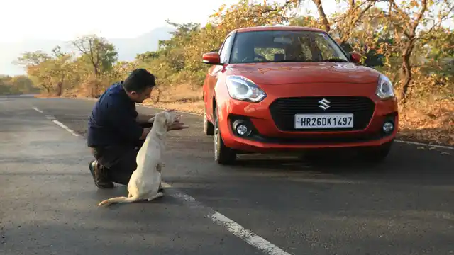 The front of the car has a wider, smiling face, but retains that Swift familiarity to all. 