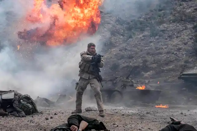 A still from <i>12 Strong.</i>