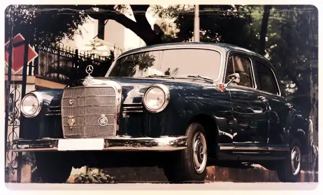 Manu Gulati’s 1961 Mercedes Ponton.