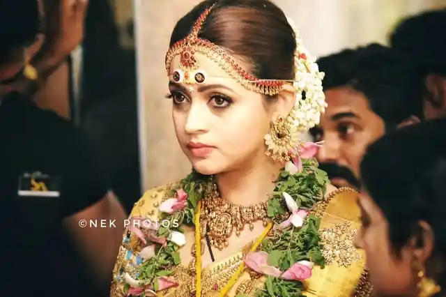 Bhavana looks lost in thought.