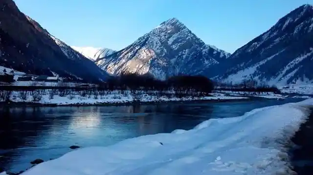 Snow capped Gurez Valley. 