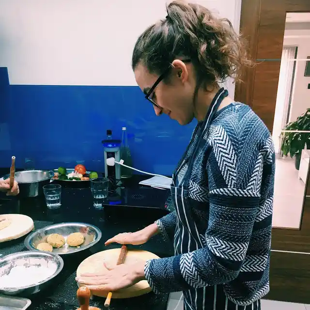 Apart from staple Indian dishes, Anita – a mother of two – also uses her mixed ancestry to her advantage by introducing several ‘fusion’ dishes to her clients.