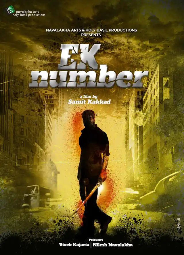 A poster of <i>Ek Number</i>, the next film under the NABH banner. 