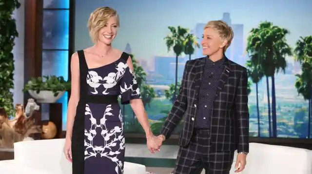 Ellen DeGeneres with wife Portia de Rossi.