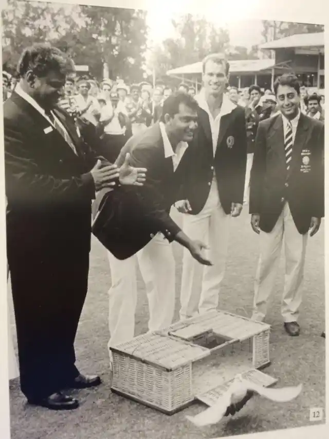 India became the first country to tour South Africa post apartheid. Mohammad Azharuddin led the Indian team on a tour that was historic and unique.