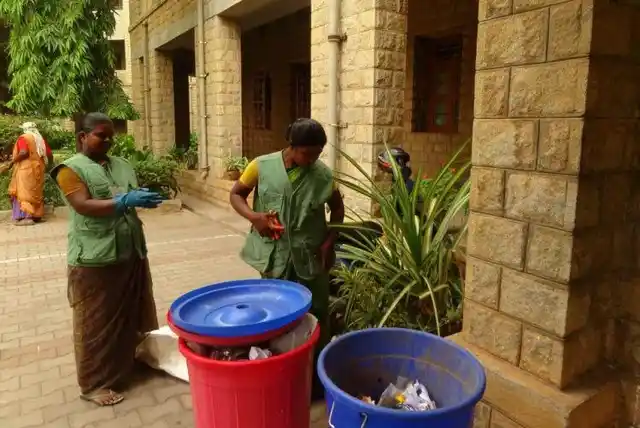 Environmentalists suggest composting as an effective measure to treat waste.