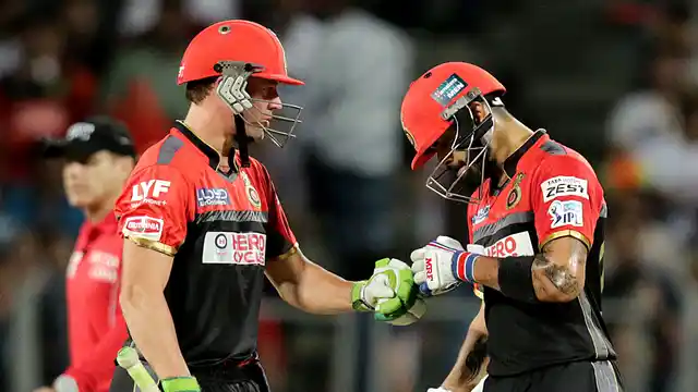 File photo of Virat Kohli and AB de Villiers.