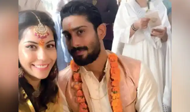 Prateik and Sanya. 