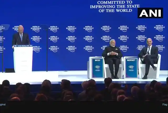 PM Narendra Modi set to address opening plenary at the WEF 2018 in Davos. 