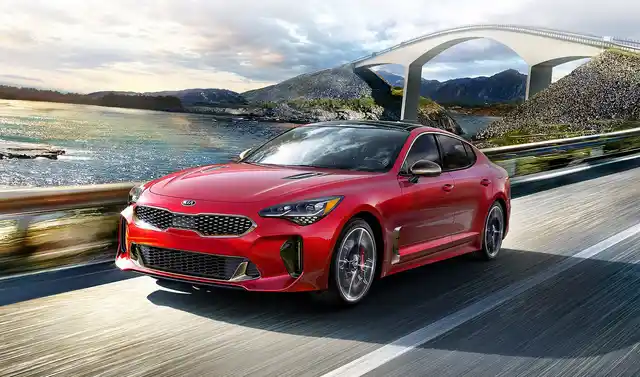 The Kia Stinger sports sedan is one of the company’s flagship products. 