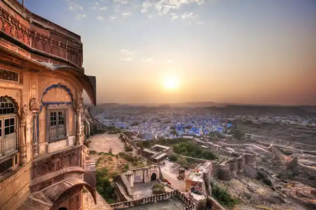 The blue city of Jodhpur. 