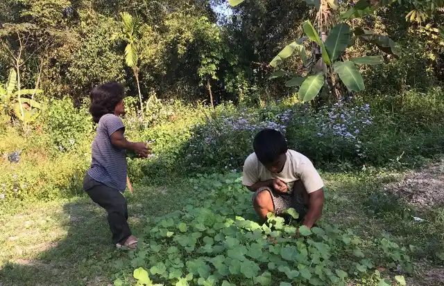 The residents of ‘Aamaar Gaon’ live a self-sustainable life. 