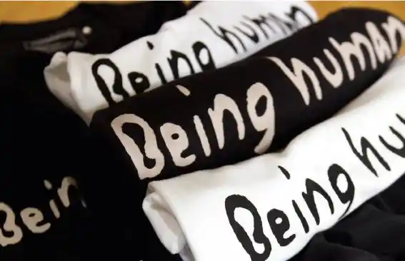 The original and now classic Being Human T-shirts.