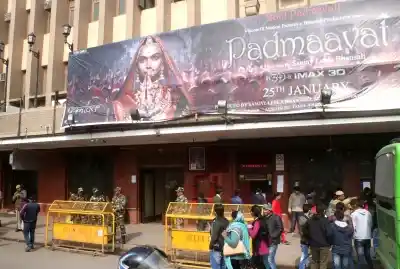 New Delhi: Security beefed up outside cinema halls as Sanjay Leela Bhansali