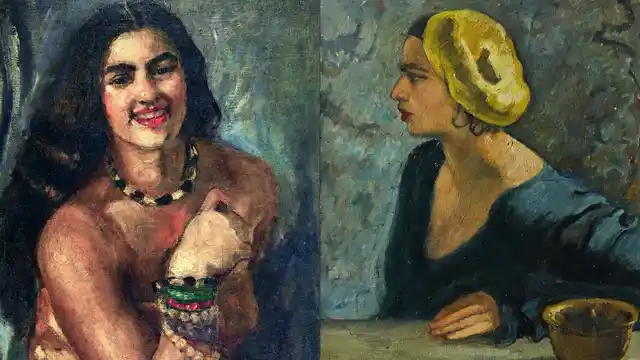 Amrita Sher-Gil’s self portraits.