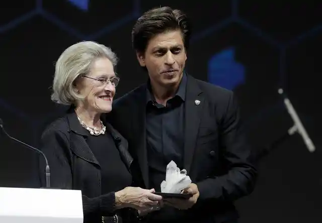 Shah Rukh Khan in Davos. 