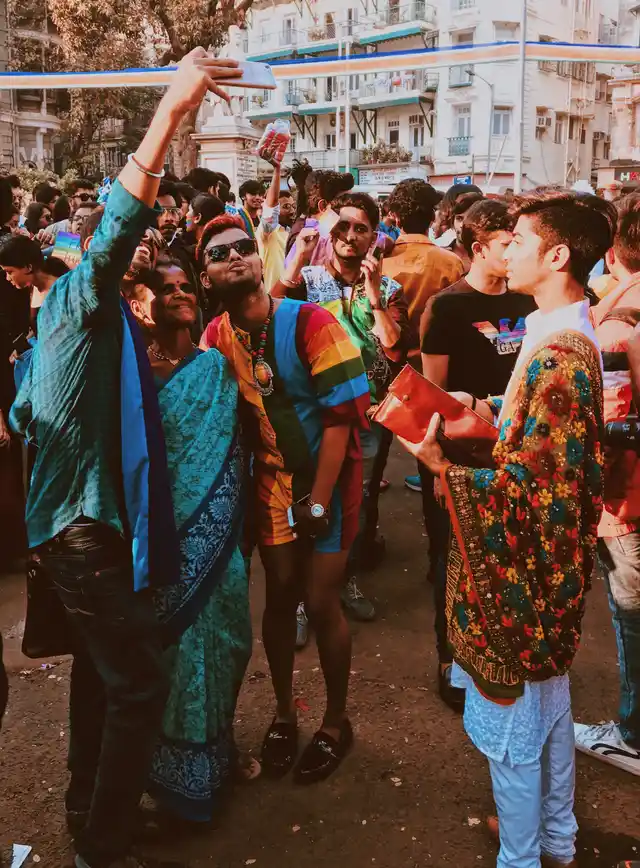 People of all ages, genders, sexualities and professions came together to march on 3 February in Mumbai for the Queer Azadi March. 