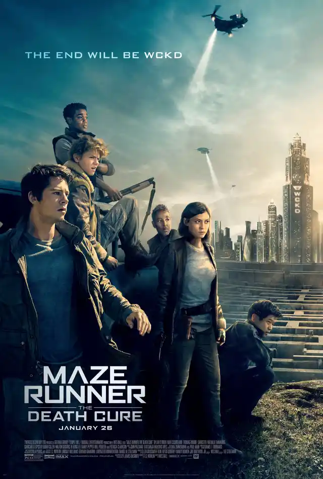 A poster of Maze Runner: The Death Cure. <br>