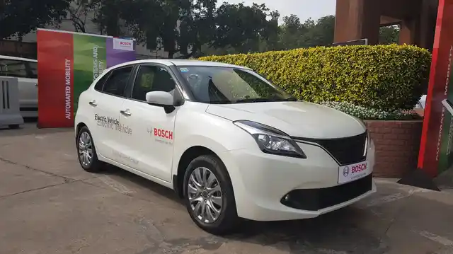 The Maruti Baleno with its light build and spacious interior makes for a good donor car. 