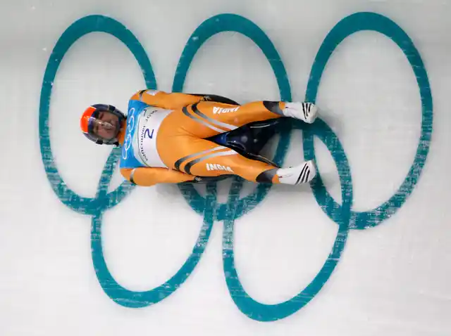 Shiva Keshavan in action.